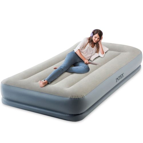 Intex Pillow Rest luchtbed eenpersoons