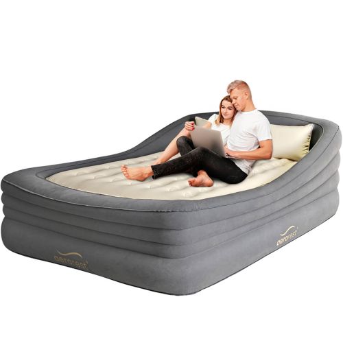 AeroRest Prime Frame luchtbed 2-persoons | 210 cm lengte | Opblaasbaar frame met uitneembaar binnenmatras | Boxspring luchtbed