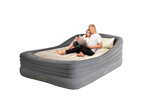 AeroRest Prime Frame luchtbed 2-persoons | 210 cm lengte | Opblaasbaar frame met uitneembaar binnenmatras | Boxspring luchtbed