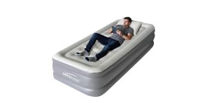 AeroRest Supreme Plush XL luchtbed 1-persoons | 210 cm lengte | Met ingebouwde elektrische pomp